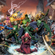 “Trinity War” covers by Ivan Reis, Joe Prado, and Rod Reis